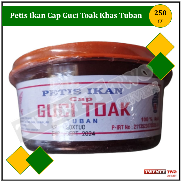 

[4 X]Guci Toak Petis Ikan 250 Gr. isi 4 pcs