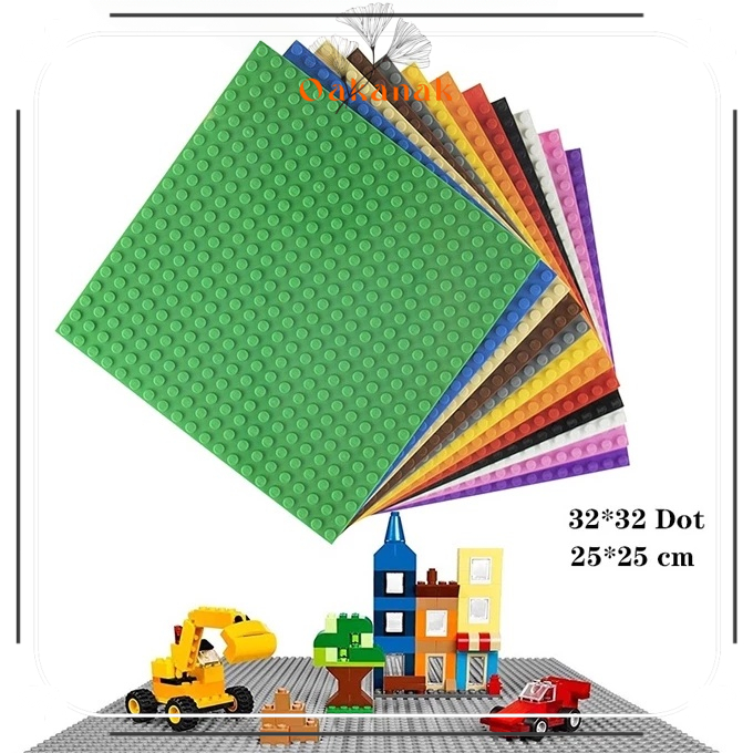 SNI Blok Bangunan Pelat Dasar 32x32 Titik Batu Bata Baseplate Mainan Hadiah / Mainan Batu Bata