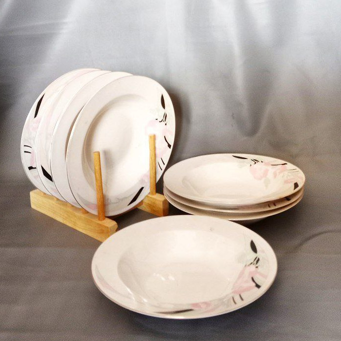 Piring Makan Sup Keramik Cantik