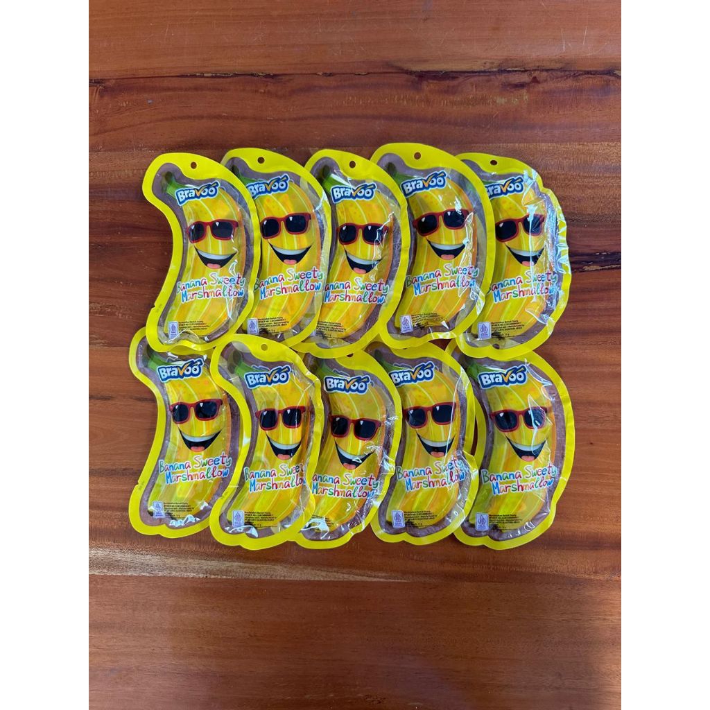 

permen jelly marshmallow bravo 1 sak isi 10 pack