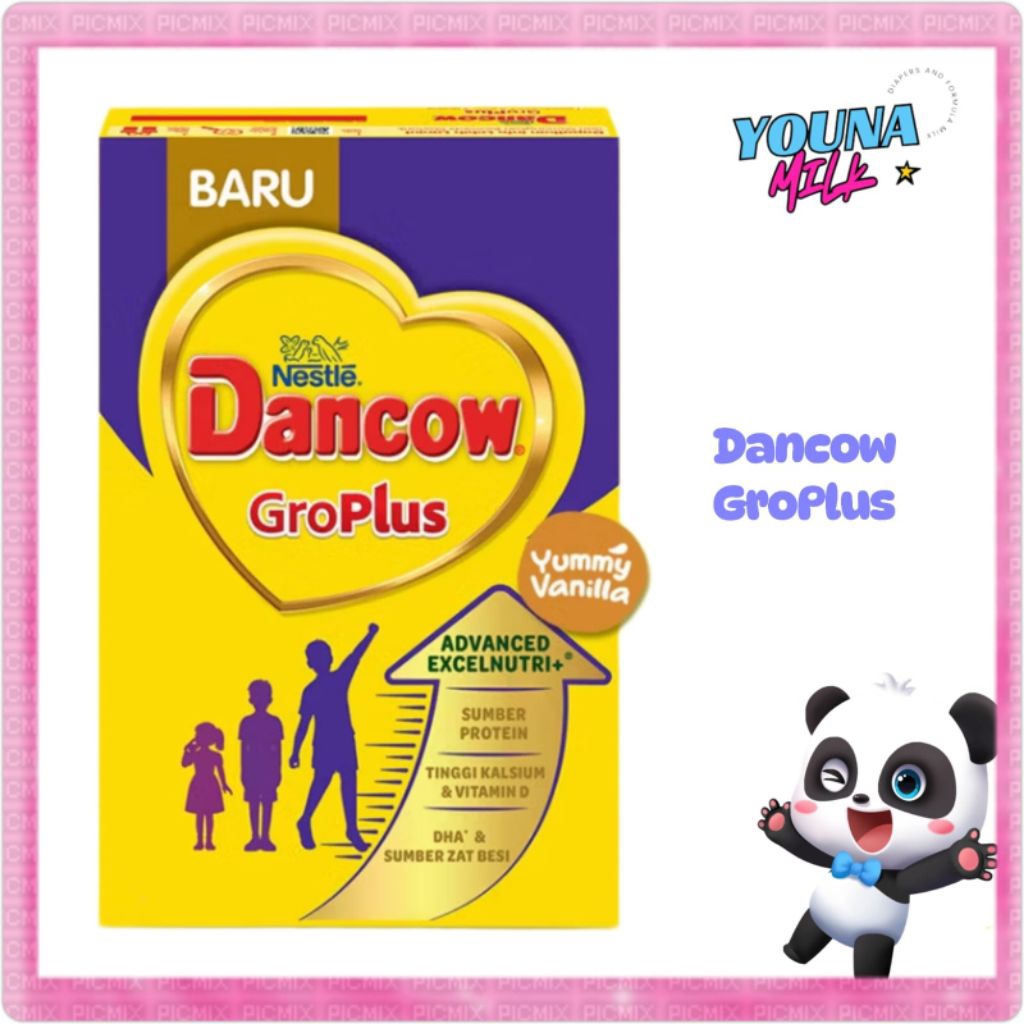 

DANCOW GROPLUS VANILLA ADVANCED EXCELNUTRI+ 400 GRAM