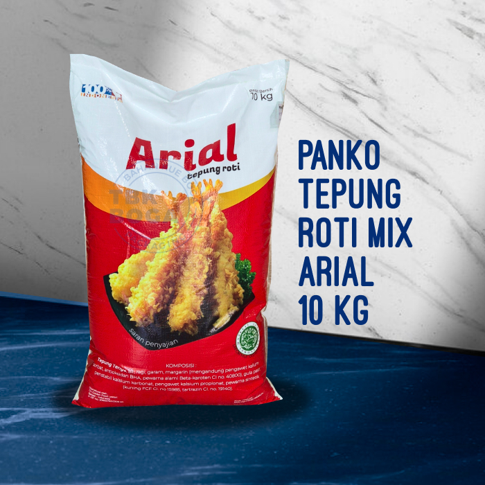 

Panko Arial Mix ( 10 kg ) Tepung Roti Panir Campur Kuning Orange