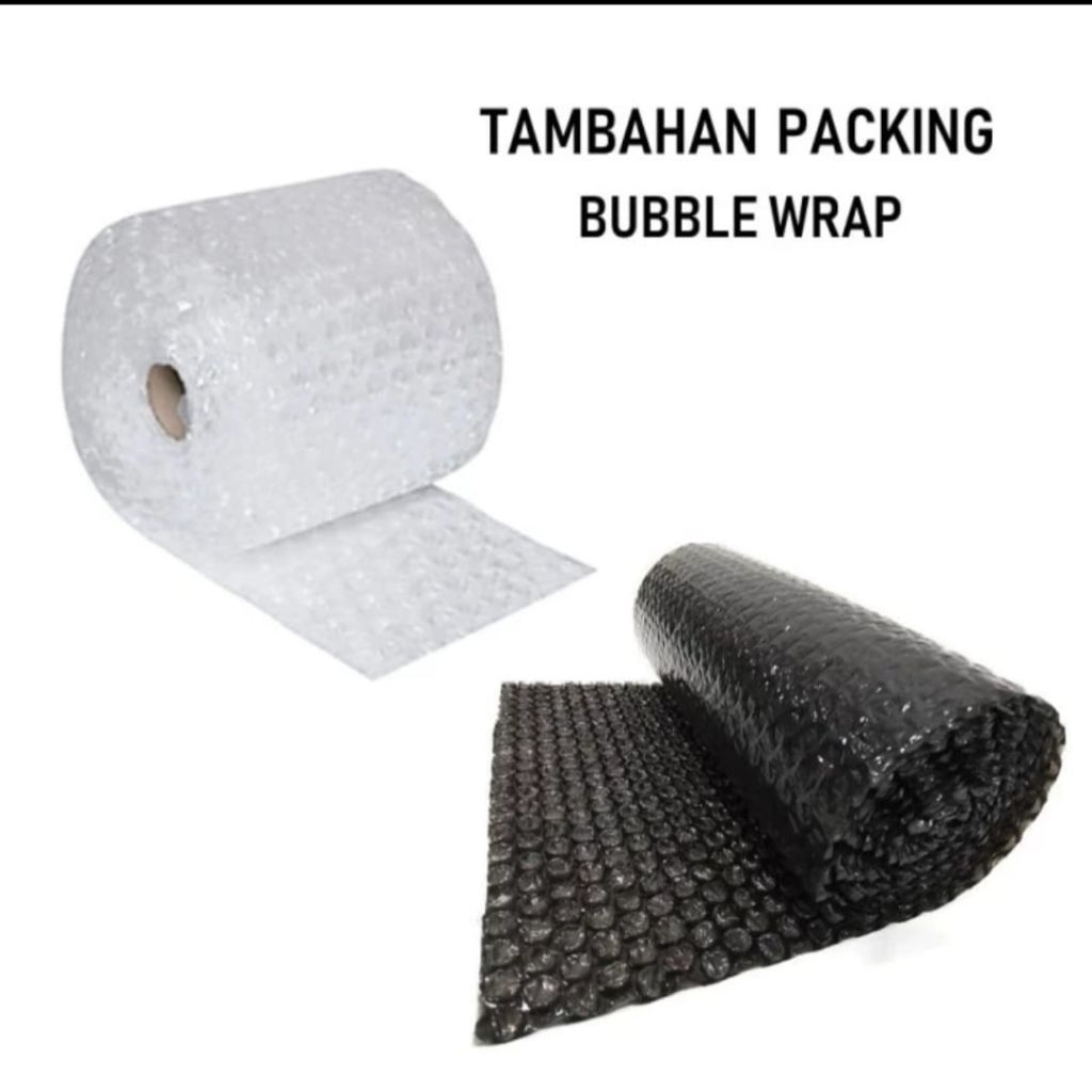

EXTRA PACKING BUBBLE WRAP PENGIRIMAN LEBIH AMAN