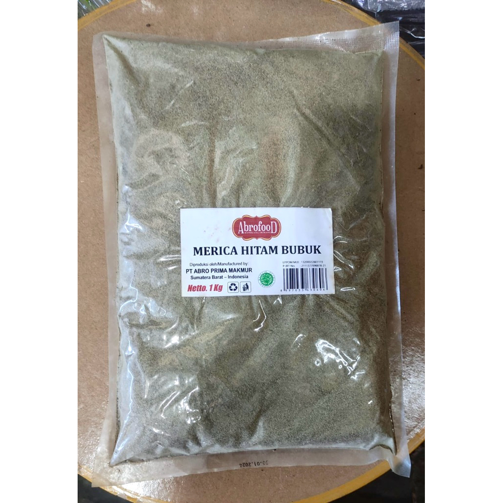 

Merica Hitam Bubuk Abrofood 1 Kg
