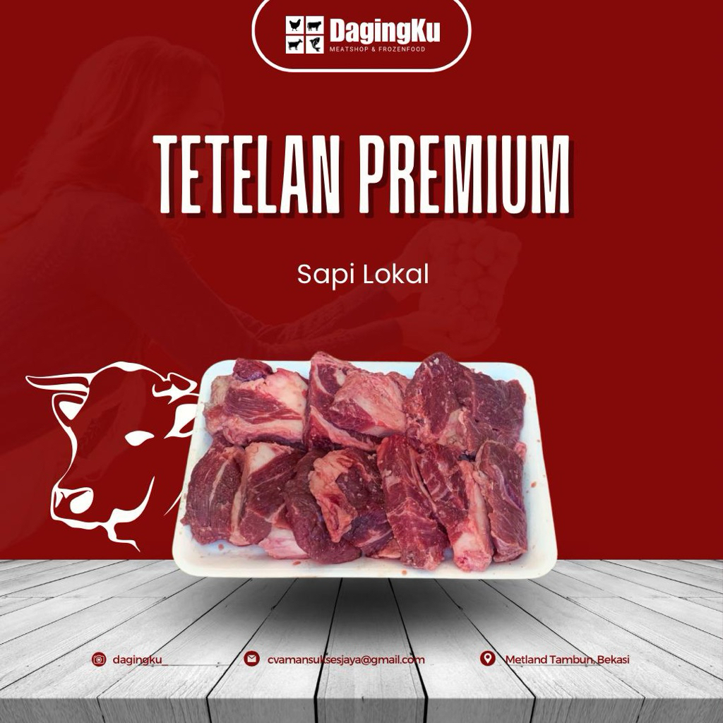 

Tetelan premium sapi lokal