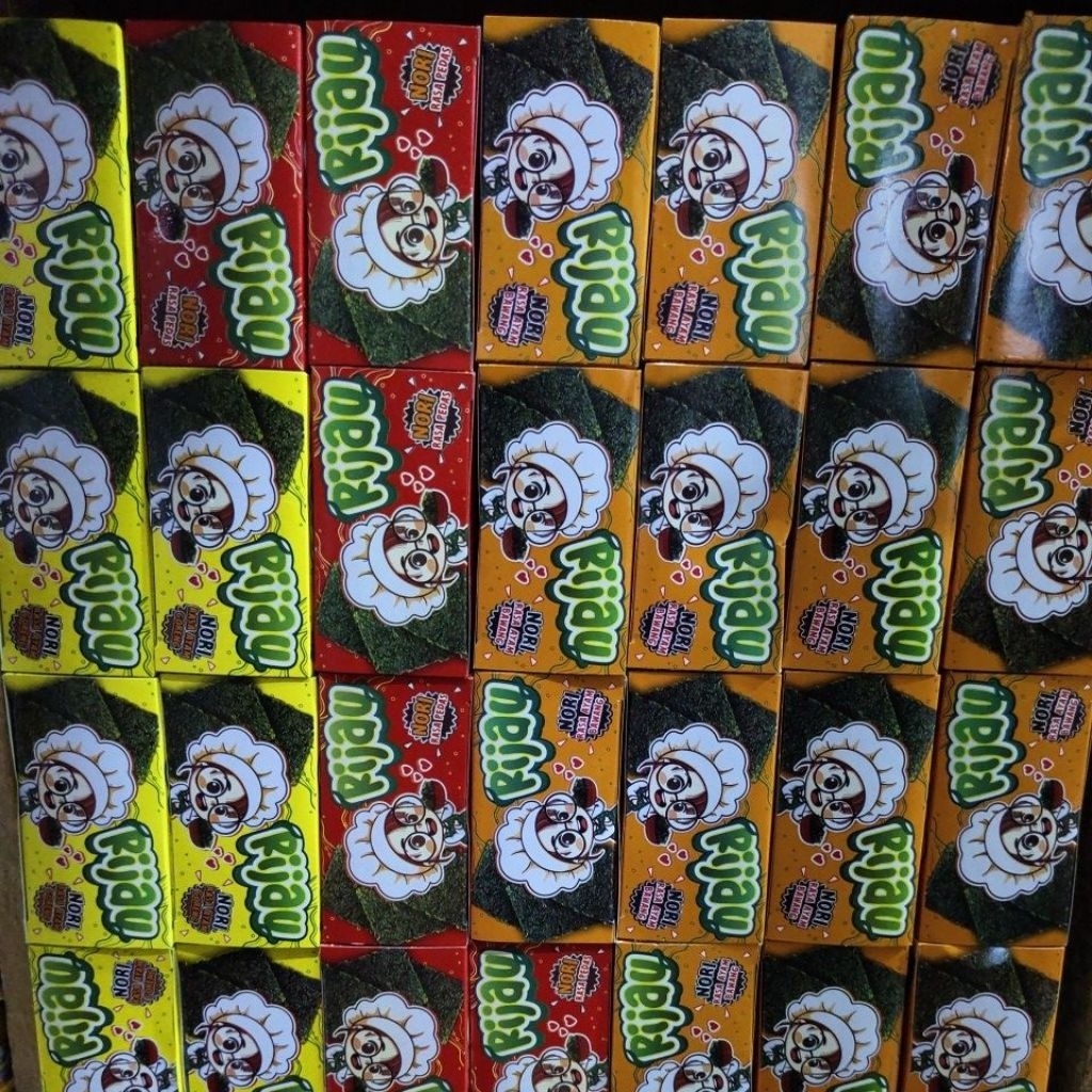 

Rumput laut Rijau aneka rasa eceran 2000 | 1box isi 12pcs