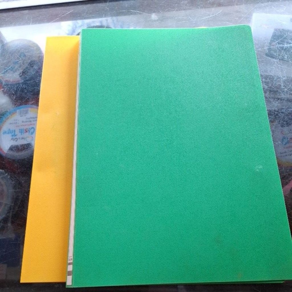 

(pcs)map plastik seagul jepit dan lubang ukuran folio