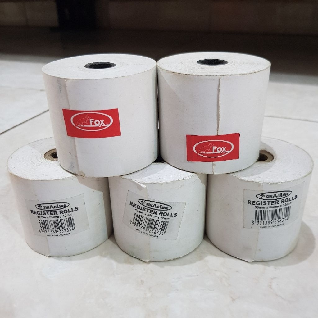 

CUCI GUDANG Struk thermal struk kasir 58x65