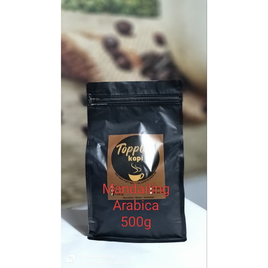 

Topples Mandailing Arabica 500g