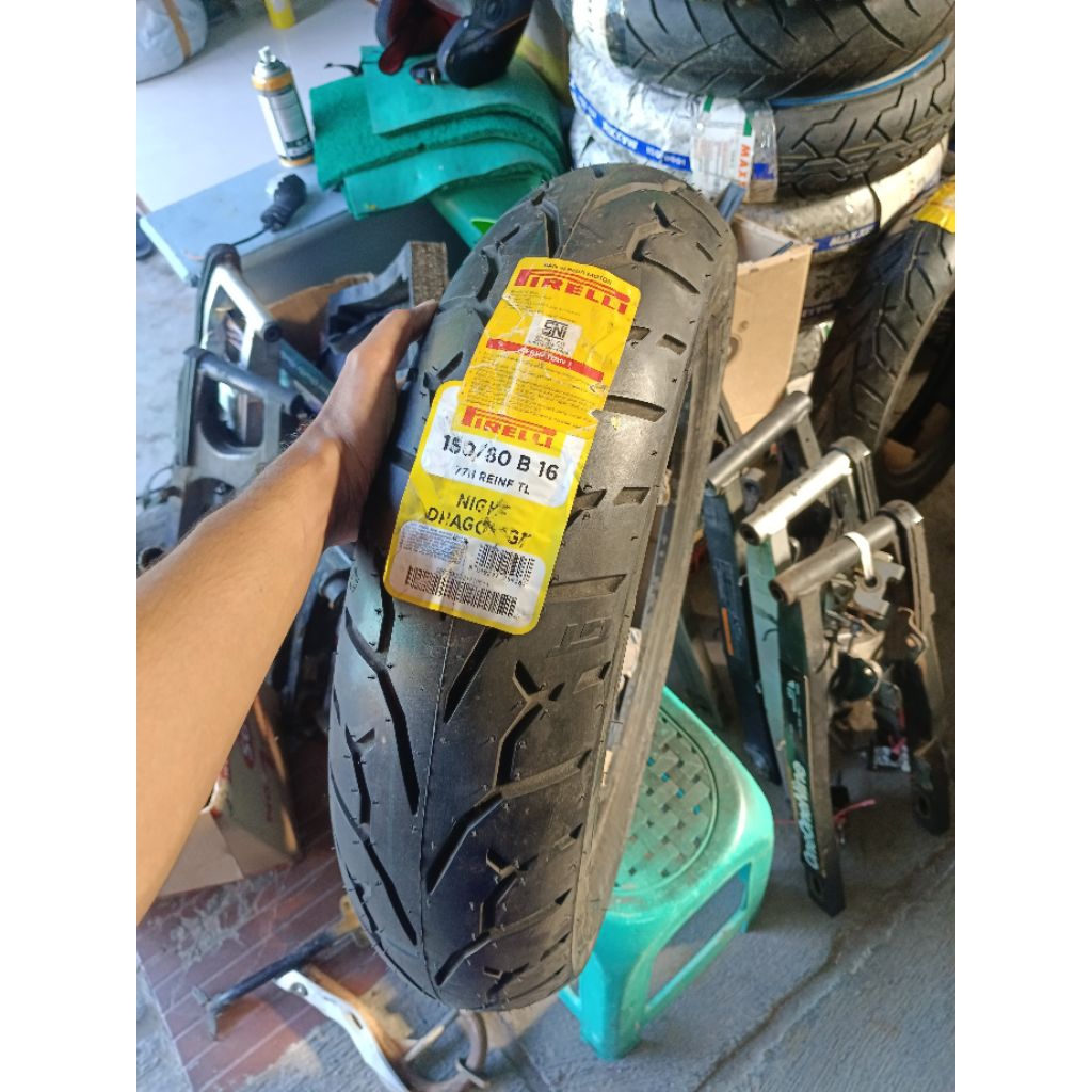 PROMO CUCI GUDANG BAN PIRELLI NIGHT DRAGON GT 150/80-16 TUBELLES 150 80 RING 16