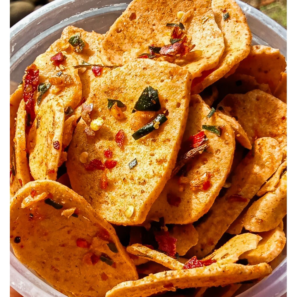 

BASRENG KRIUK - EXTRA PEDAS, PEDAS DAUN JERUK & ORIGINAL 70gr - Hanya 5K!