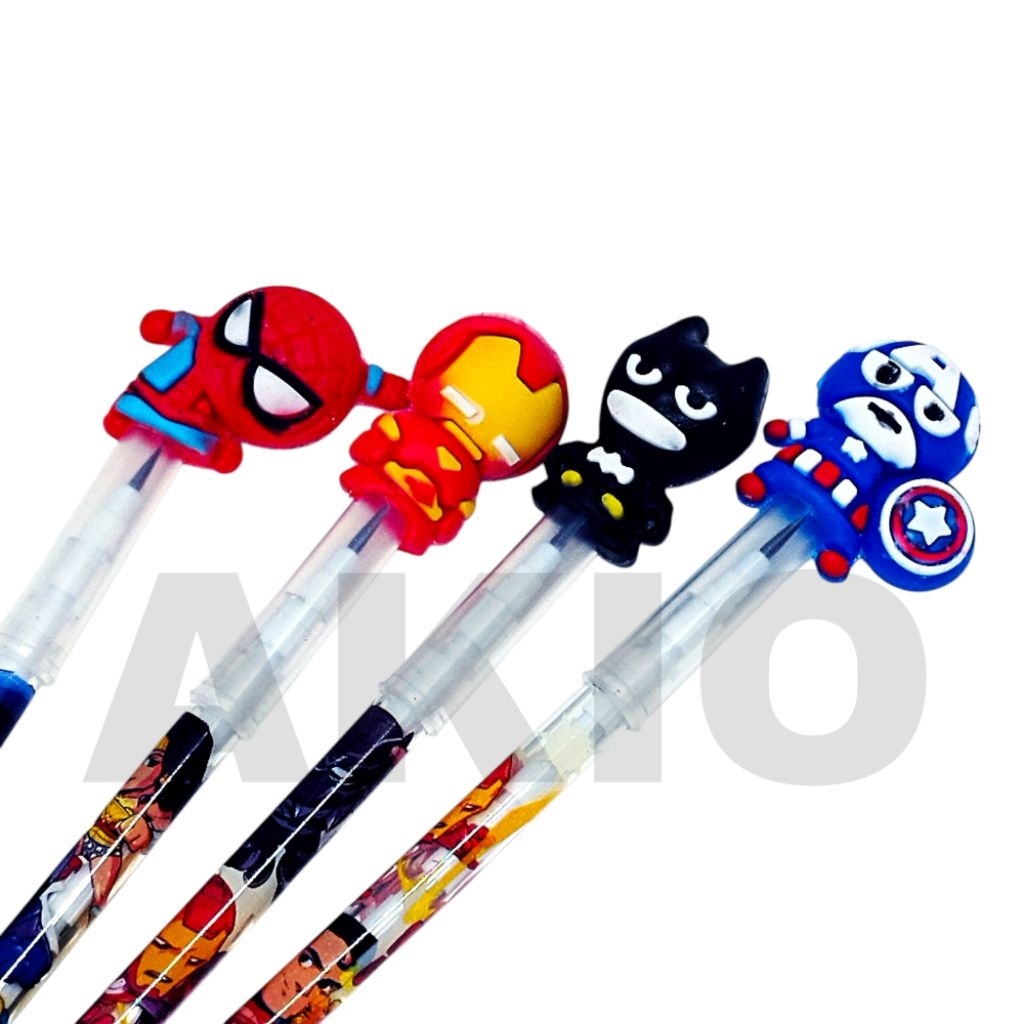 

Pensil Lucu dan Unik Anak Karakter SUPERHERO AVENGERS CAPTAIN AMERIKA IRONMAN SPIDERMAN BATMAN 501A Bensia Tulis Susun Sambung Murah