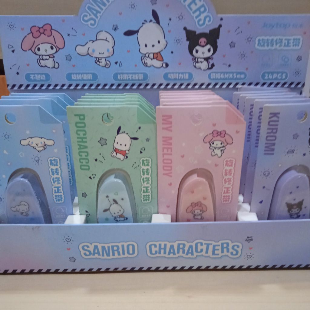 

Joytop JT-00915 Santrio Characters Correction Tape Pita 6m × 5m
