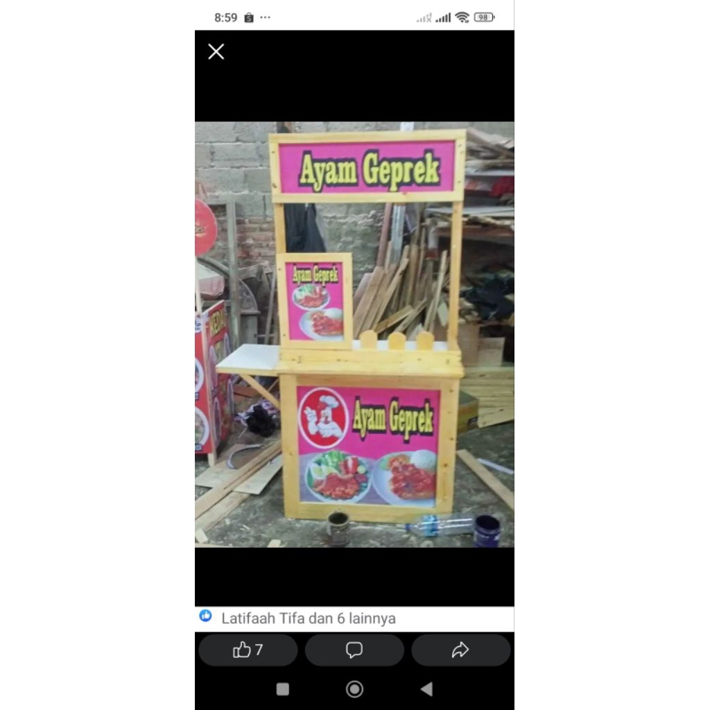 portable both, grobak lipat karakter, uk 100x50x180