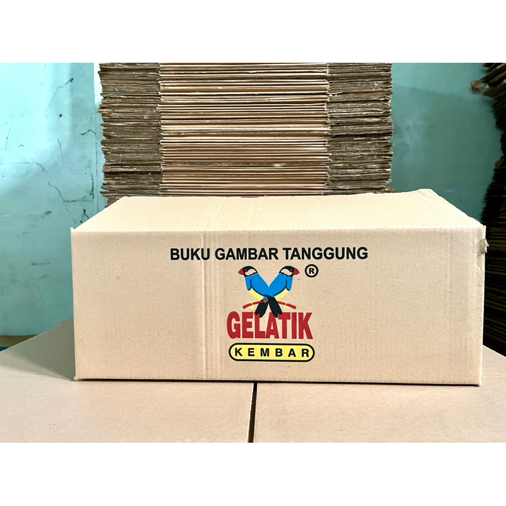 

kardus baru gelatik tebal 1 layer ukuran ( 53x37x20)