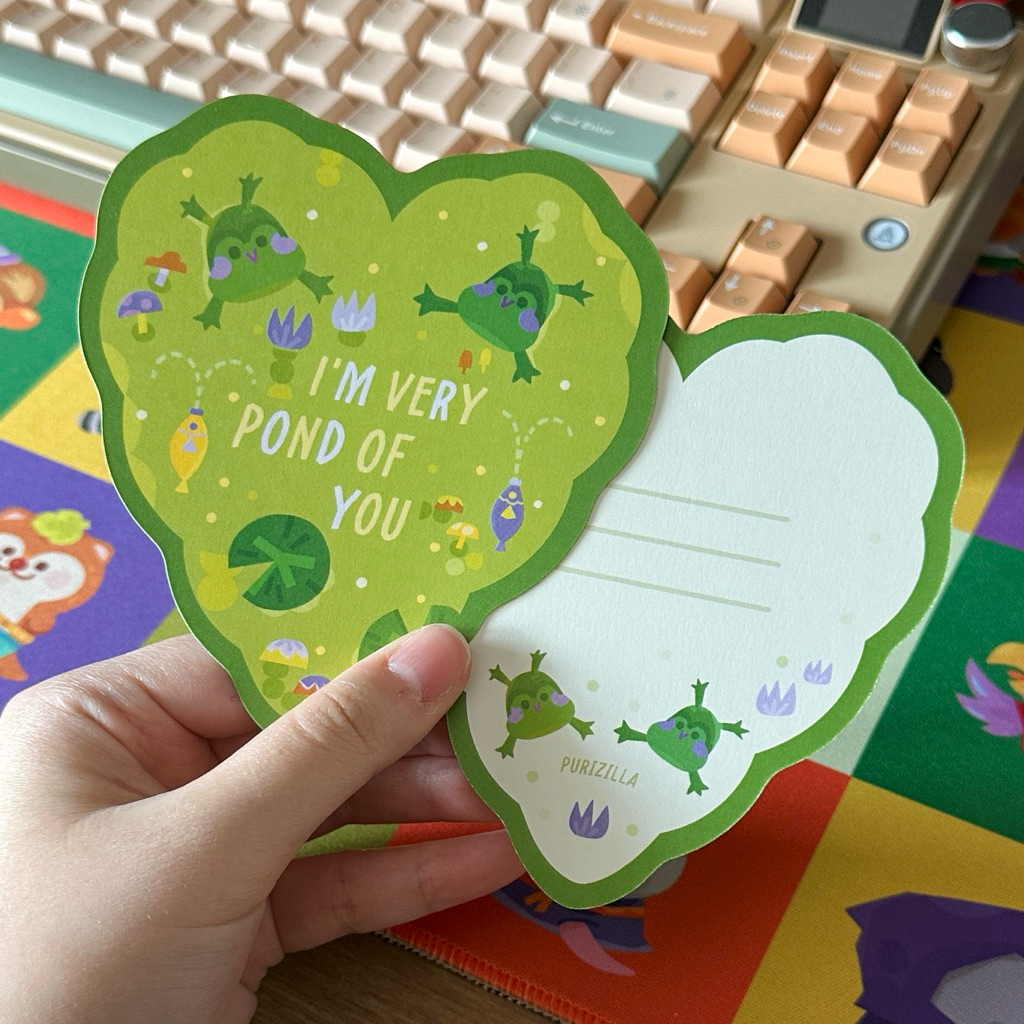 

Heart / Love Greeting Cards (Frogs / Cats / Moles)