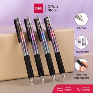 

Deli Pulpen Gel / Gel Pen 0.5mm Transparan SA120 1 pcs