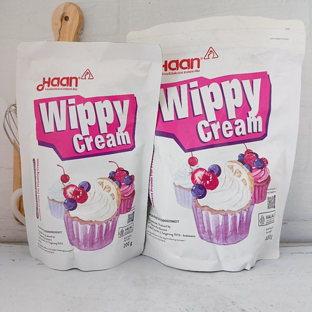 

Haan Whippy Cream (400gr) dan (200gr)