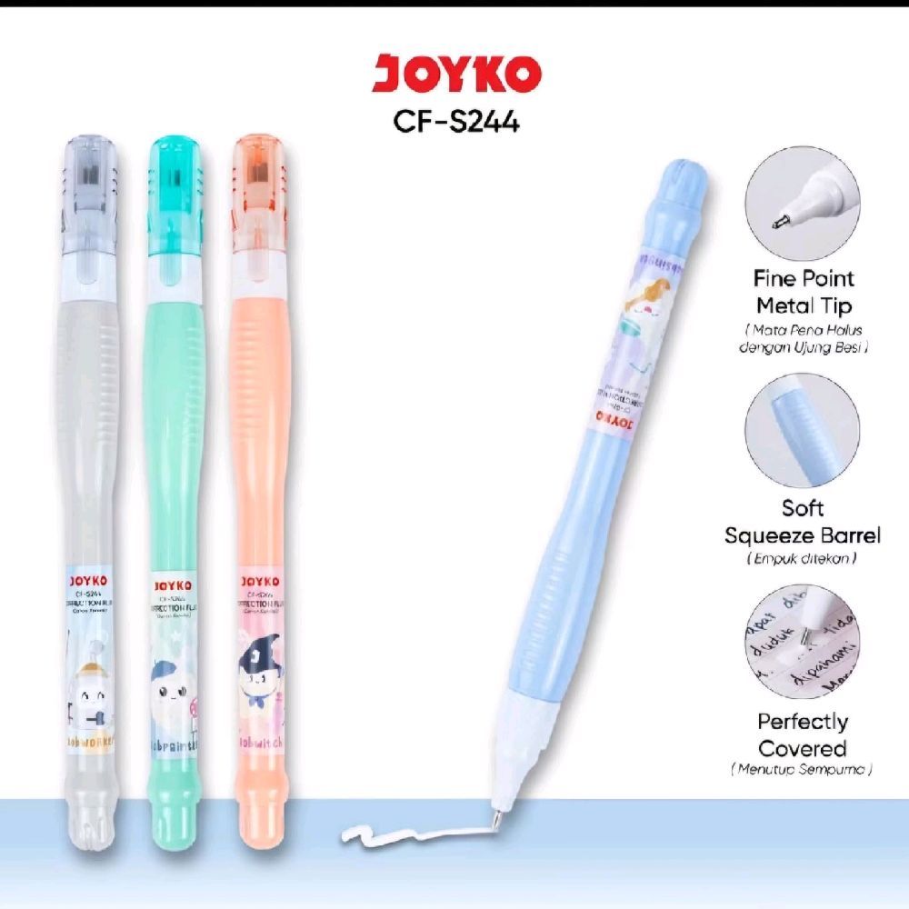 

Tipe X Cair Joyko CF S244 / Cairan Koreksi / Correction Fluid
