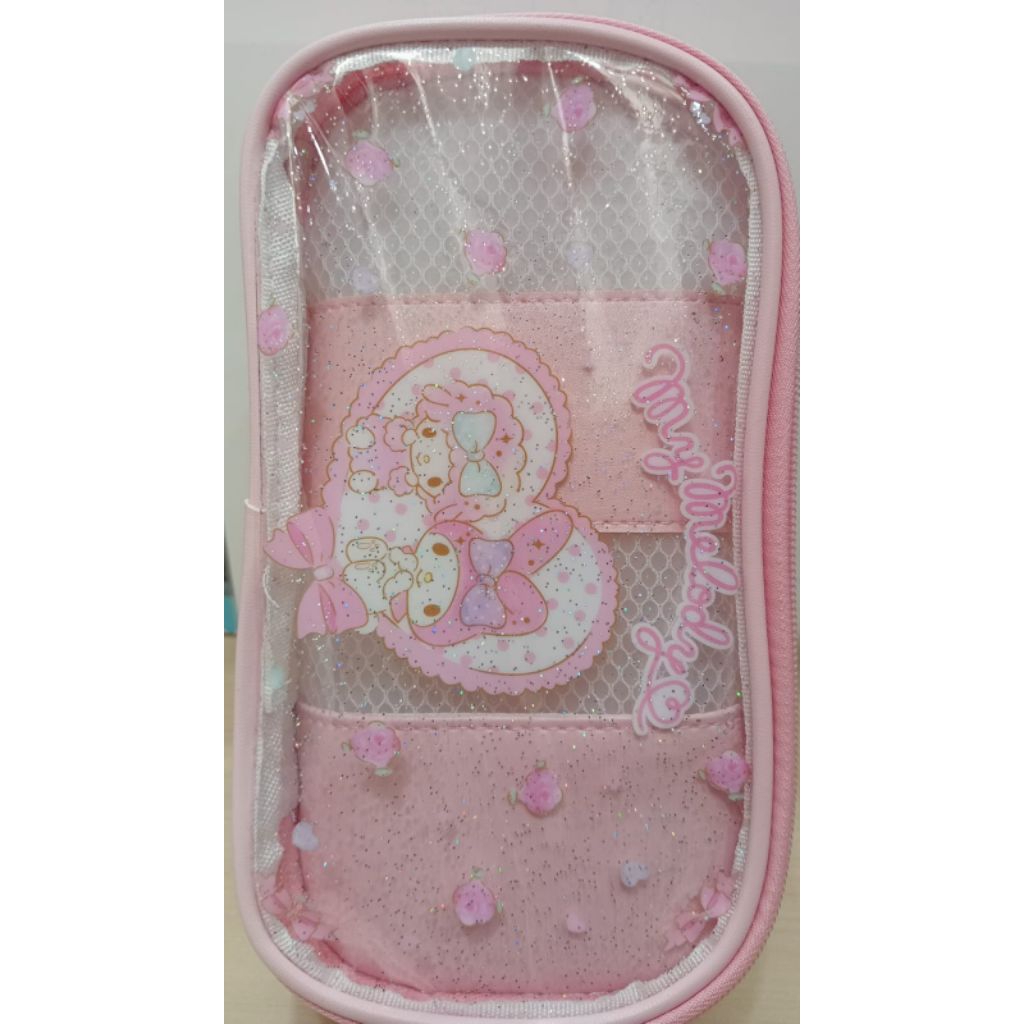 

ZH-1250-3 Sanrio My Melody Kotak Tempat Pensil 3 Layer Pink 20×10×8 Cm