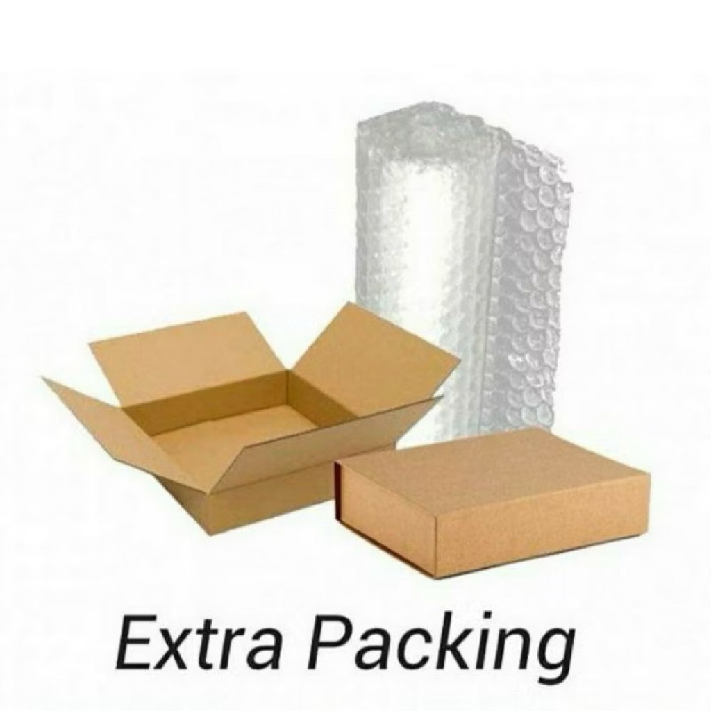 

extra packing bubblewrap kardus barang aman