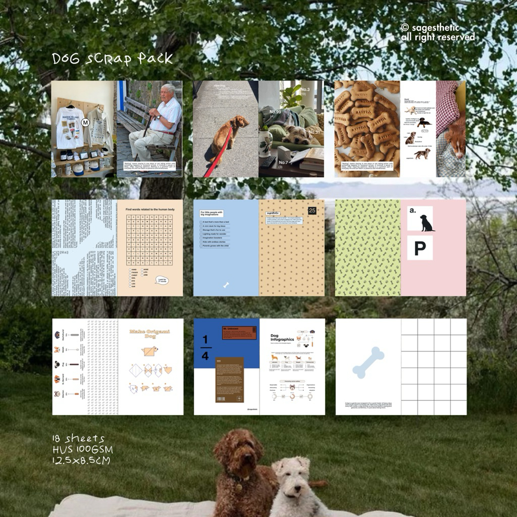 

Dog - Scrap Pack - Scrapbook Journaling