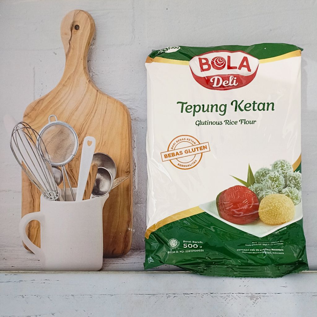 

BOLA DELI TEPUNG KETAN PUTIH ( 500GR )