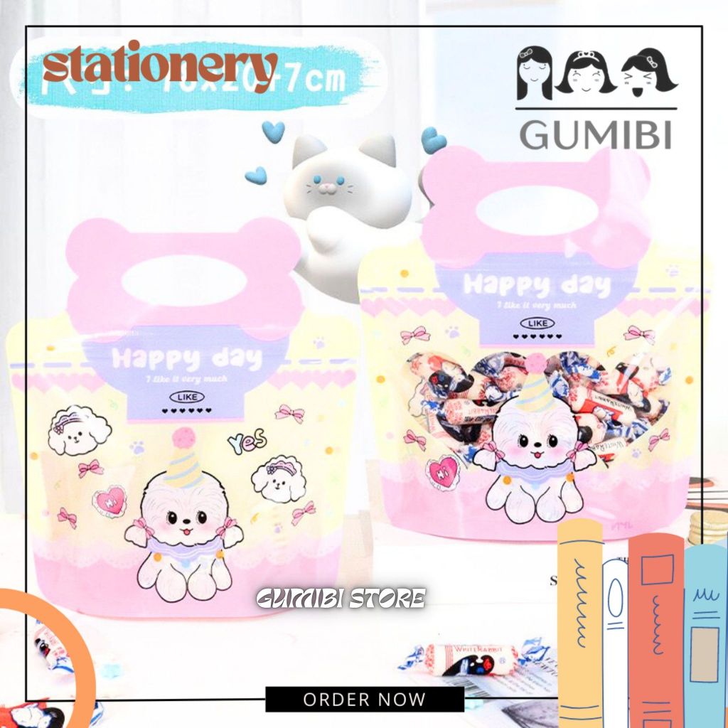 

ZIPPER TAS JINJING ANJING HAPPY GOOD LUCK ZIPLOCK ZIPPER TAS SOUVENIR KEMASAN KLIP BERMOTIF IDE SOUVENIR HAMPERS ANAK
