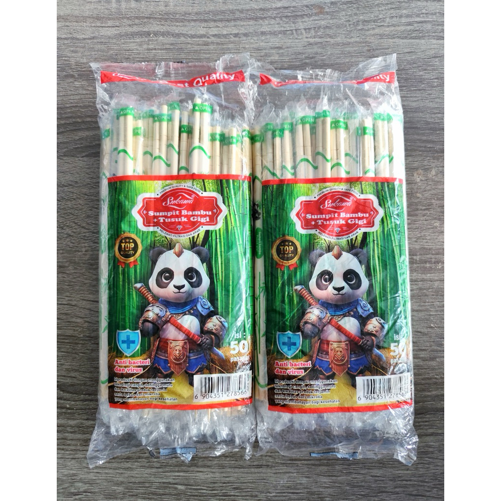 Sumpit Bambu Import Sukawa + Tusuk Gigi