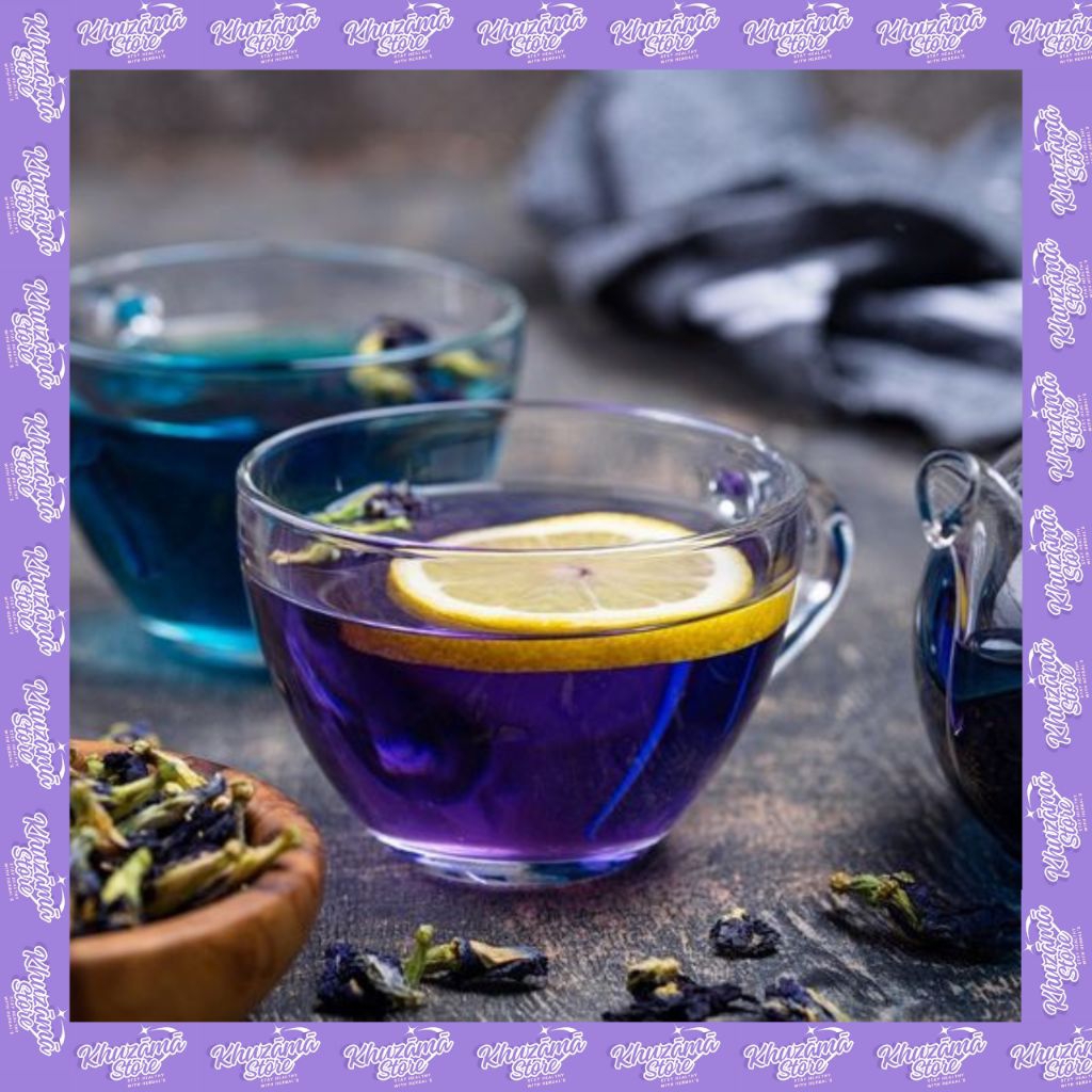 

25 gram BUNGA TELANG KERING ALAMI 100℅ ; Teh Bunga Telang ; Minuman sehat ; Herbal