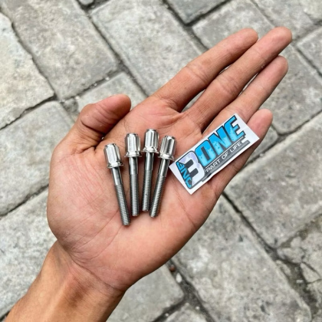 BAUT CAPIL KOP STAINLES MOTIF PROBOLT PNP CAPIL KOP HONDA CB GL MP TIGER PRODUCK ONE B