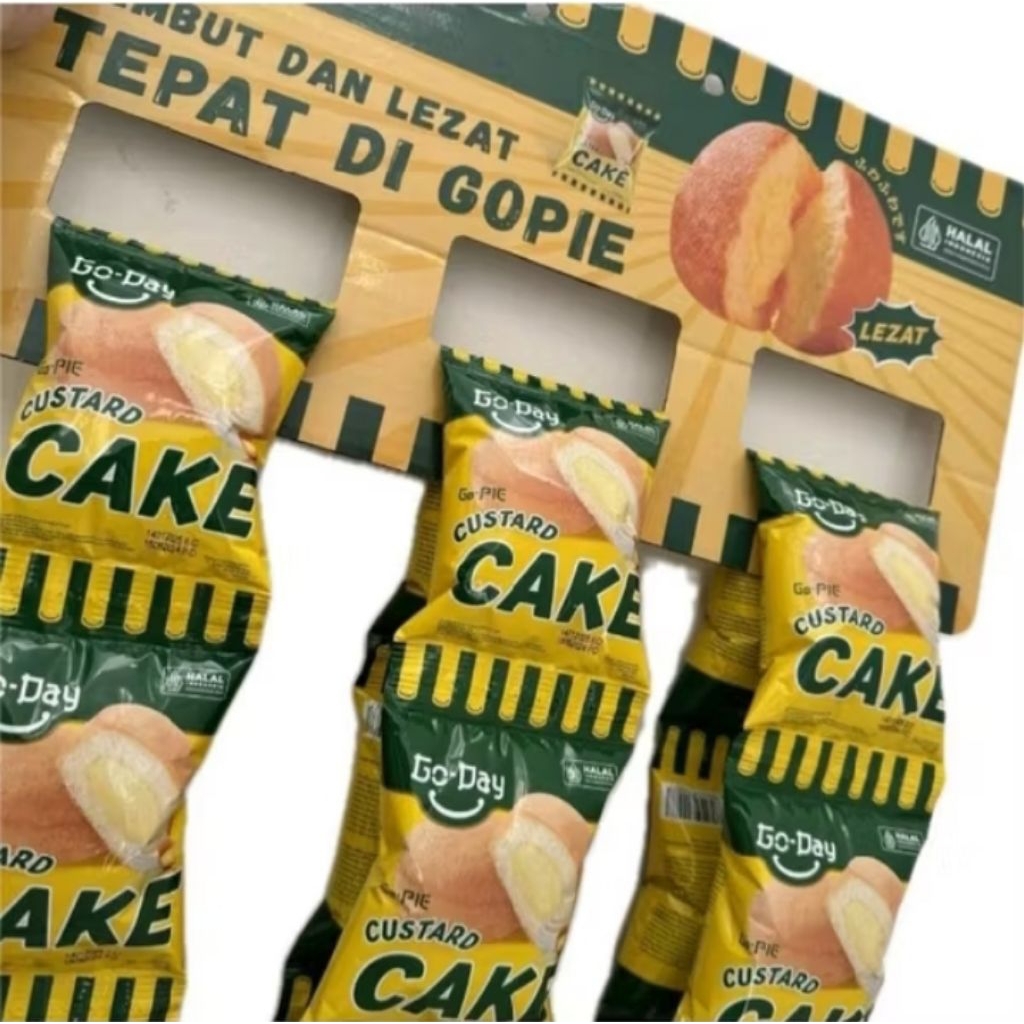 

Promo Terbatas 10 PCS GO - DAY CUSTARD CAKE 25G / PCS
