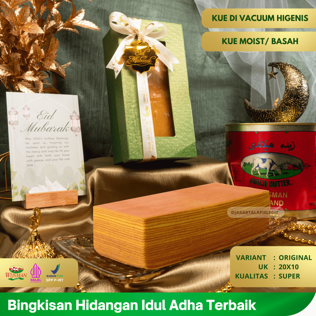 

[LEBARAN IDUL ADHA] KUE LAPIS LEGIT SUPER ORIGINAL 20X10 | HAMPERS