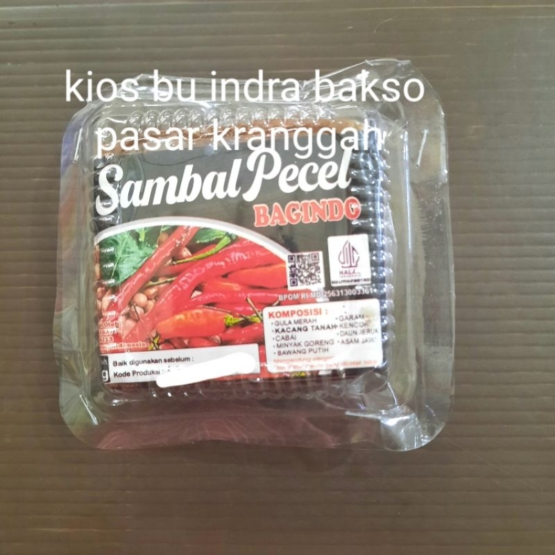 

sambal pecel bagindo 195 gr sambel