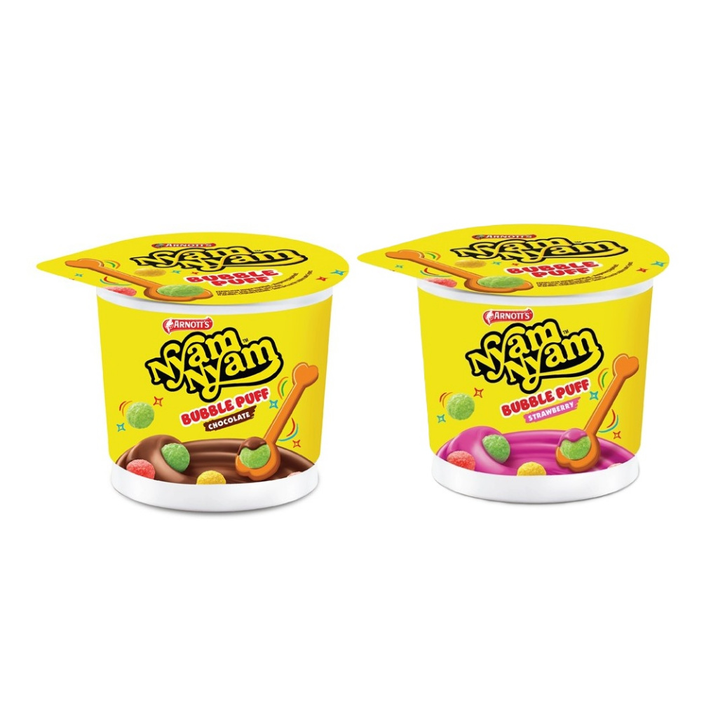 

NYAM NYAM BUBBLE PUFF 18gr CHOCOLATE STRAWBERRY