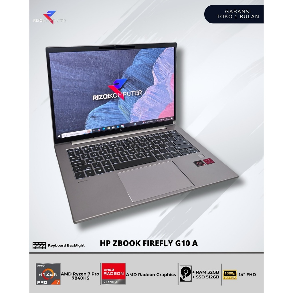 HP ZBook Firefly G10 A AMD Ryzen 7 PRO 7840HS Ram 32GB SSD 512GB bangh