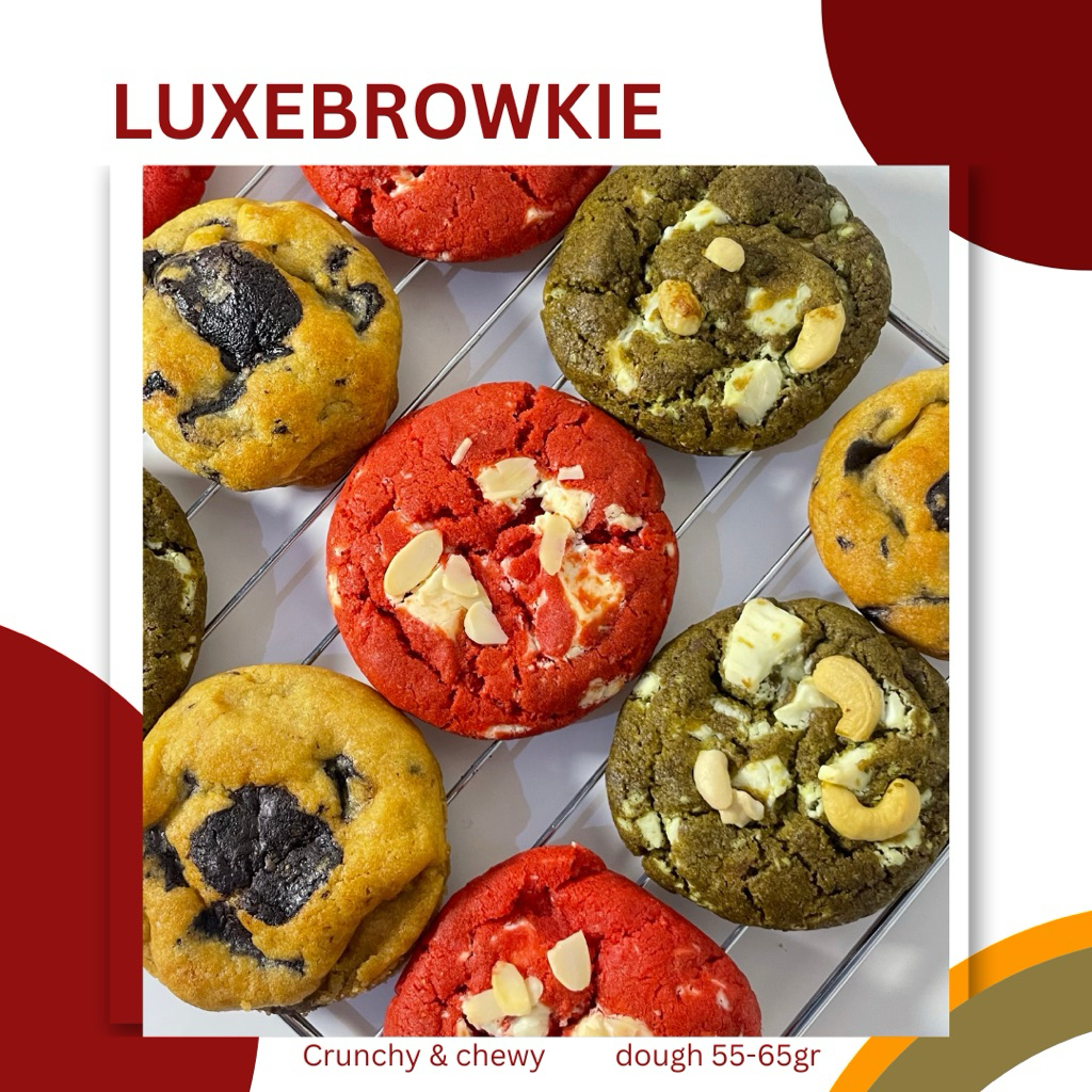 

Basic cookie from luxebrowkie (2 original, 2 matcha, 2 redvelvet)