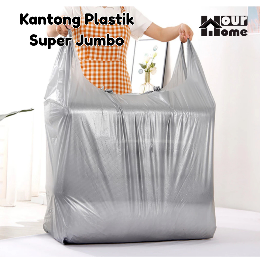 Kantong Kresek Plastik Tebal Premium Kantong Plastik Super Jumbo Untuk Pindah Rumah Baju Selimut