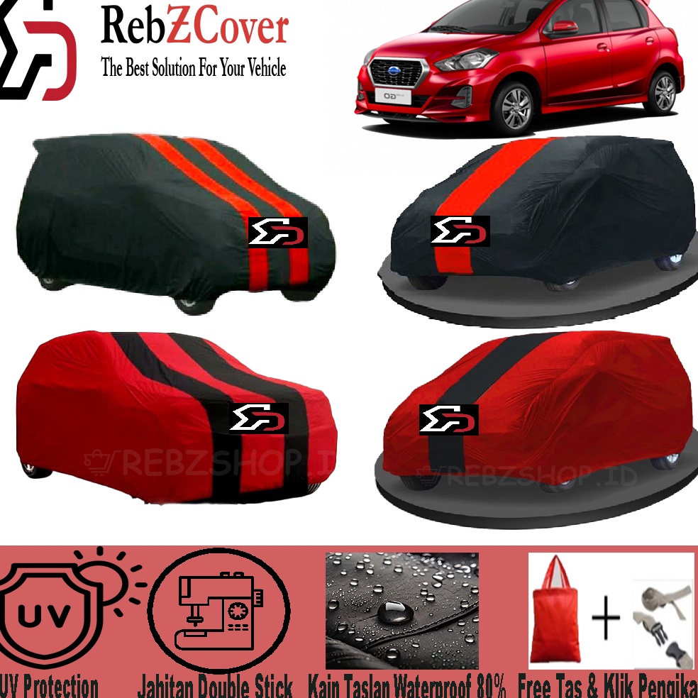 KODE K59X Premium Cover Sarung Mobil Datsun Go Datsun Go Plus Panca 3 Baris Outdoor Terbaik  High Qu