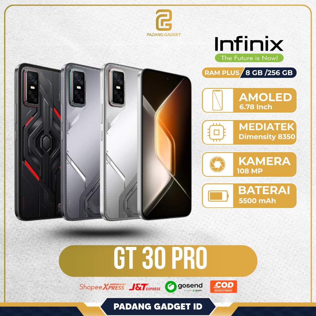 Infinix GT30 Pro 5G 8/256 12/512 GB RAM 8GB 12GB 256GB 512GB GT 30 Pro HP Gaming Smartphone Android