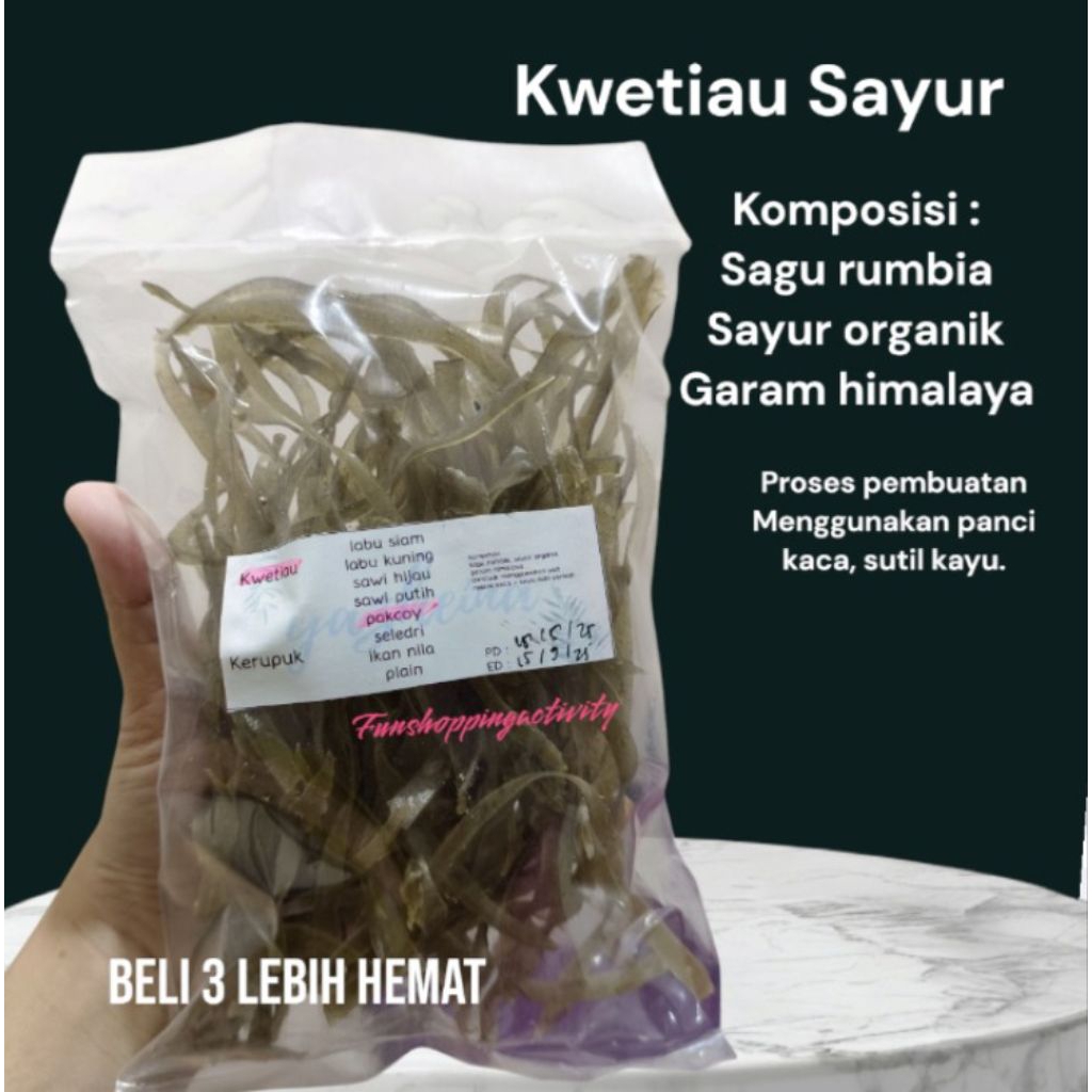 

KWETIAU SAYUR ORGANIK UNTUK ANAK ASD 80gr