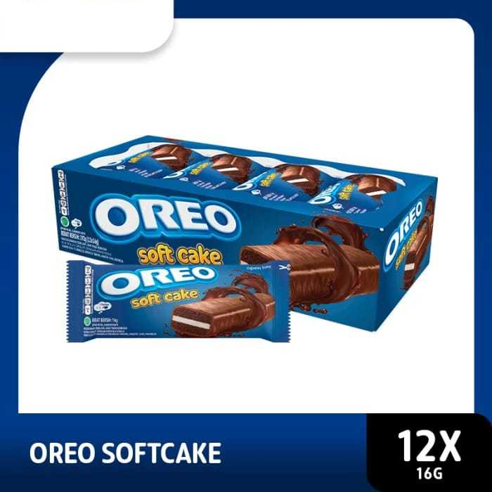 

OREO SOFT CAKE SINGLE PCK 16g (1 BOX ISI 12)