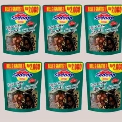 

20pcs Kecap Sedap Kedelai Hitam Special kemasan 2000