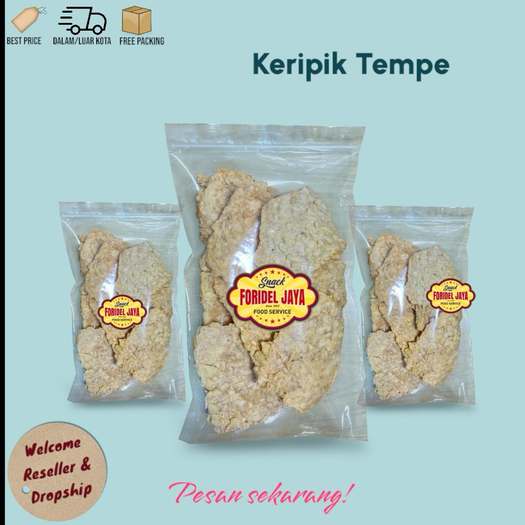 

Snack Keripik Tempe Premium - Foridel Jaya Snack