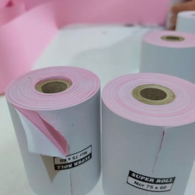 

HJK Kertas Kasir Ncr 2ply 75x60 paket 10 roll Struk kasir