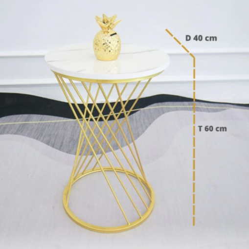 KARGO / MIRING / Meja Bulat Sudut Meja Kecil Kamar Meja Meja Tamu Minimalis