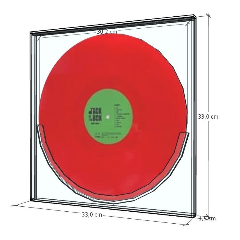 Piringan Hitam Vinyl  Rak Piringan Hitam Vinyl  Box Akrilik Piringan Hitam Vinyl KODE O5O3