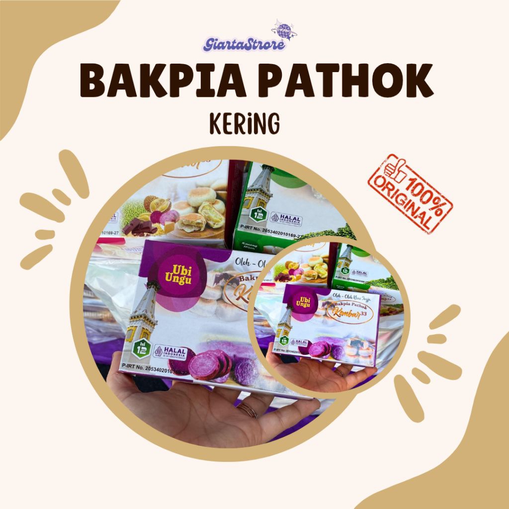 

Bakpia Pathok Kering isi 12/Bakpia Khas Jogja/Bakpia Aneka Rasa