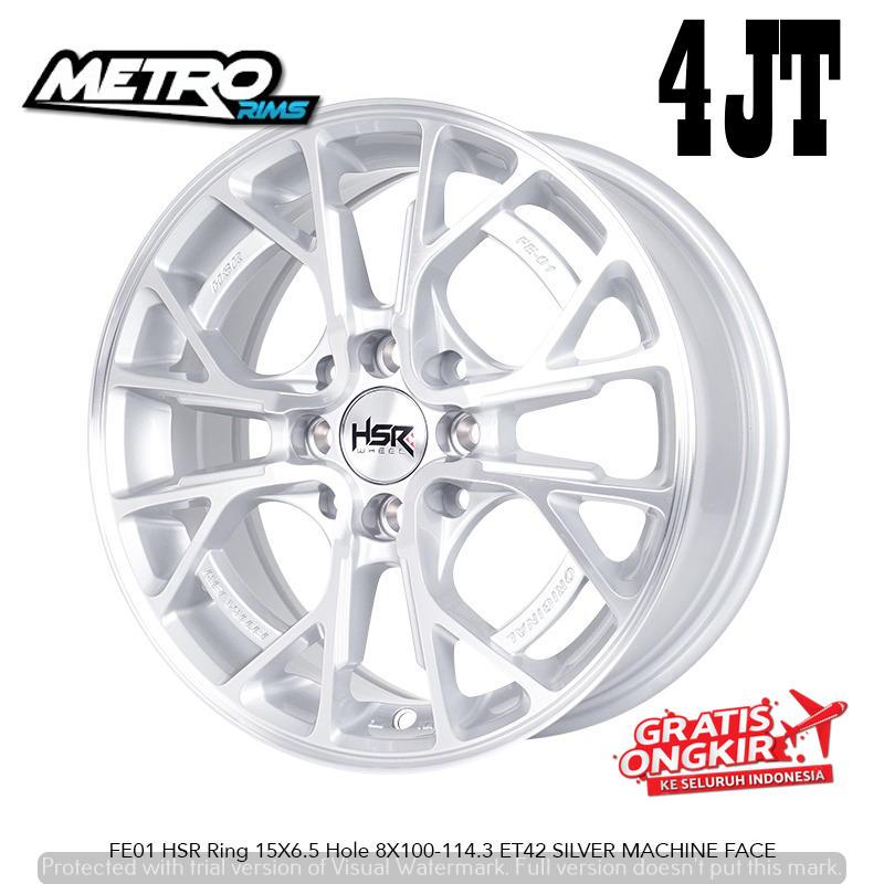 promo velg racing terbaru paling laku ring 15 mobil brio satya agya ayla calya velk HSR FE01 R15 SMF