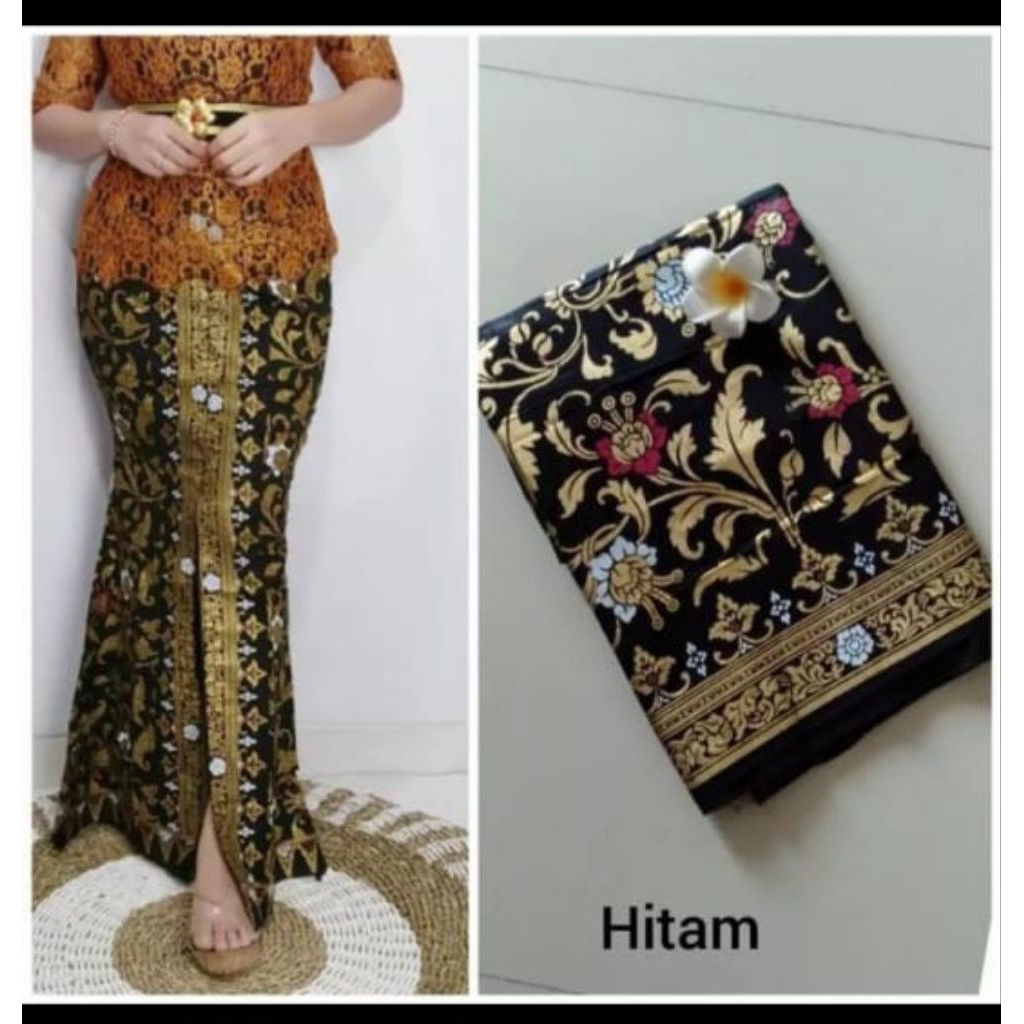 Rok Duyung motif ukir bawahan kebaya